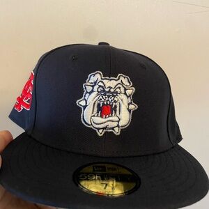 Topperz Fresno state bulldogs 59fifty fitted size 7 1/8 brand new